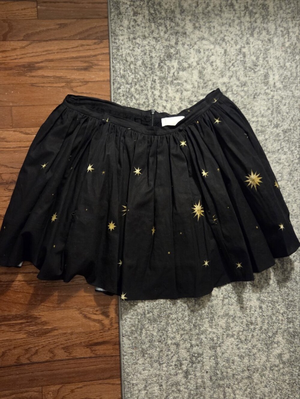 Selkie Kiera cotton star print skirt with bustles EUC - Picture 4 of 5